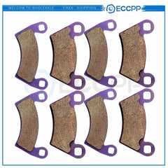 4 Pairs Brake Pads Kit For 2006-2009 Polaris 2x4 Ranger 500 Carbon Fiber 6B93BC-57