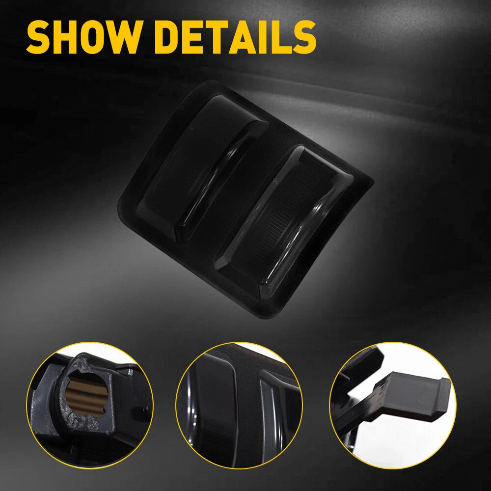 2pcs Smoke Lens Side Mirror Light Cover For 2008-16 Ford F250 F350 Super Duty EA 6B93BC-57