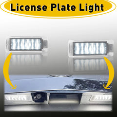 License Plate Lights Rear Number Lamp for GMC Acadia 2017-2020 Terrain 2010-2020 6B93BC-57