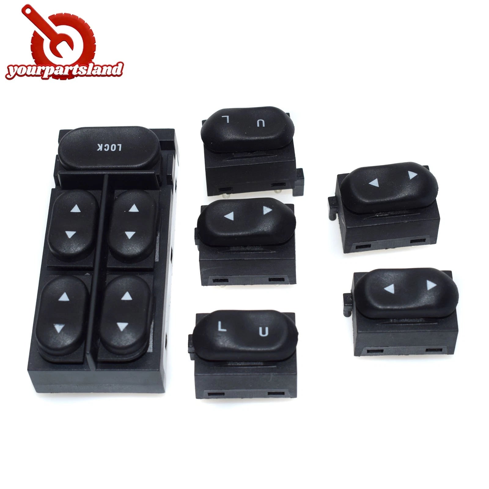 6X For 94-04 Ford Mustang Power Window & Door Lock Switch Left Right F4ZZ-14529 6B93BC-57