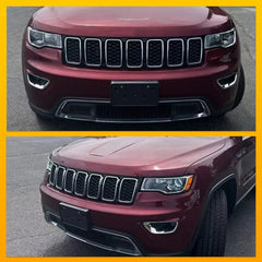 Front License Plate Bracket Holder For Jeep Grand Cherokee 2017-2023 CH1068148 A 6B93BC-57