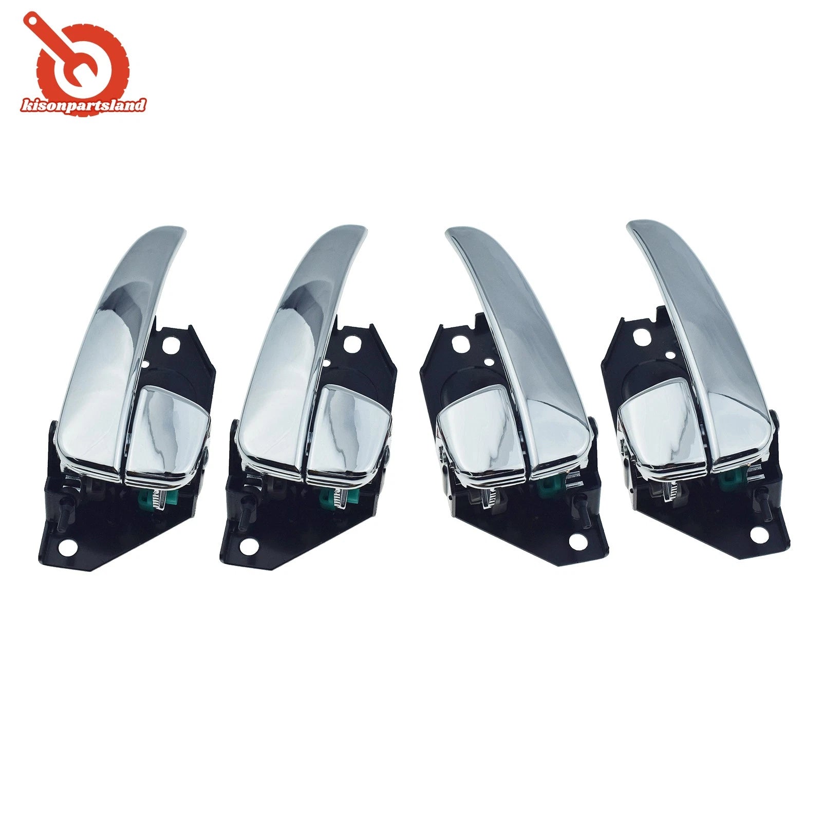 4pcs Chrome Front Rear Interior Inside Door Handles For Hyundai Sonata 2002-2005 6B93BC-57