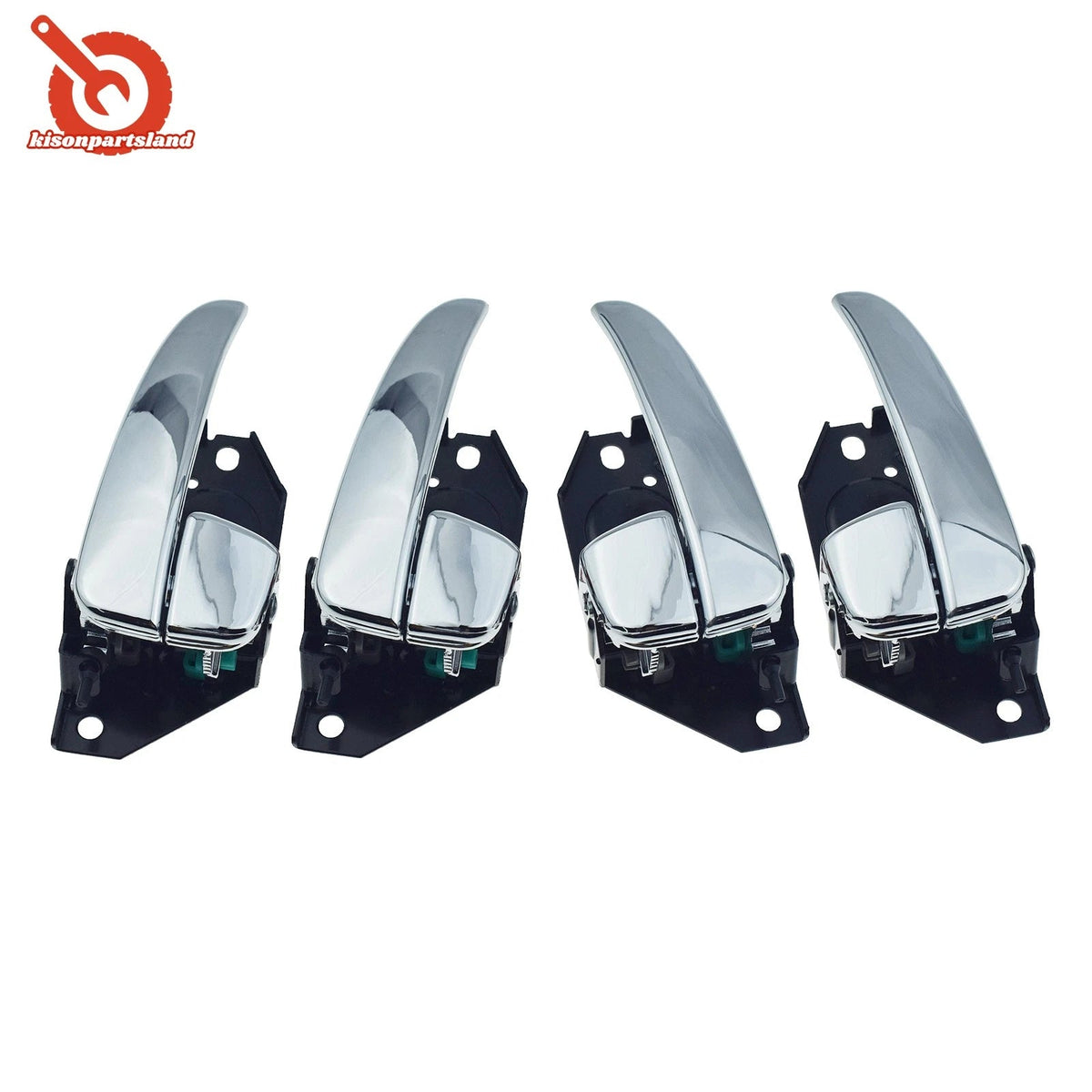4pcs Chrome Front Rear Interior Inside Door Handles For Hyundai Sonata 2002-2005 6B93BC-57