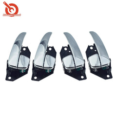 4pcs Chrome Front Rear Interior Inside Door Handles For Hyundai Sonata 2002-2005 6B93BC-57