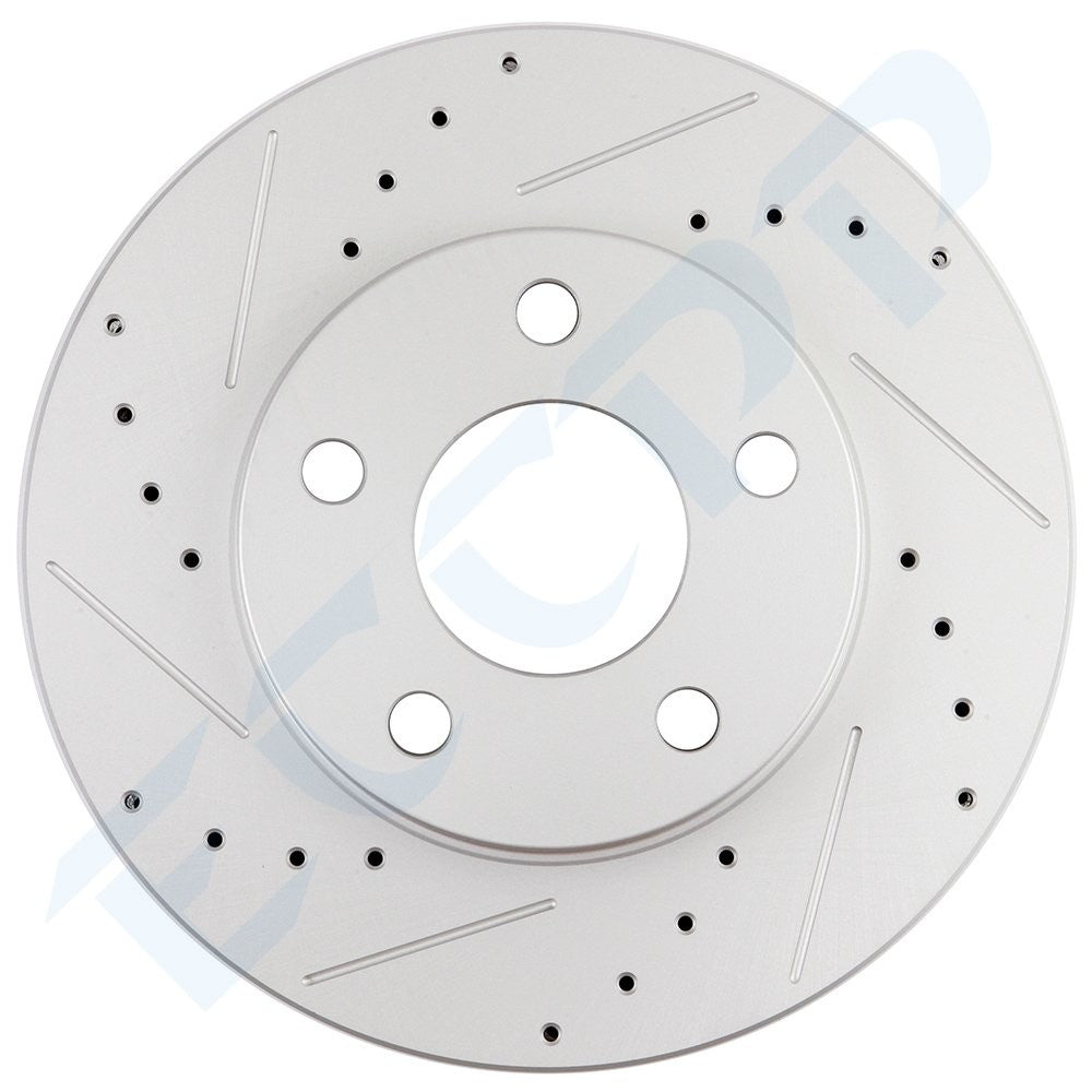 Front Brake Rotors & Ceramic Pads for 1997-2001 2002 2003 Chevy Malibu 6B93BC-57