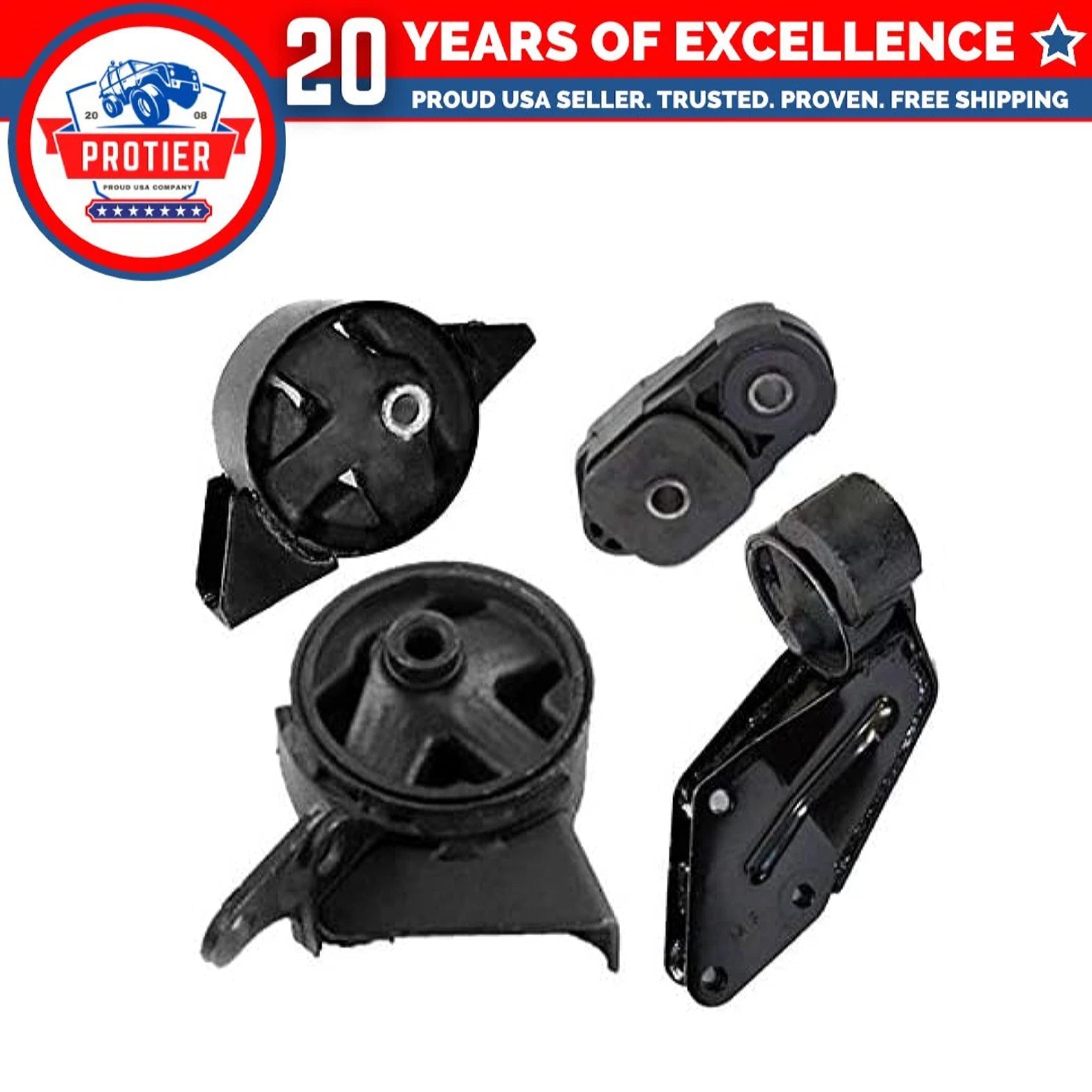Fits 1991-1992 Nissan Sentra 1.6L 4 speed Manual Trans Motor & Trans Mount : 6B93BC-57