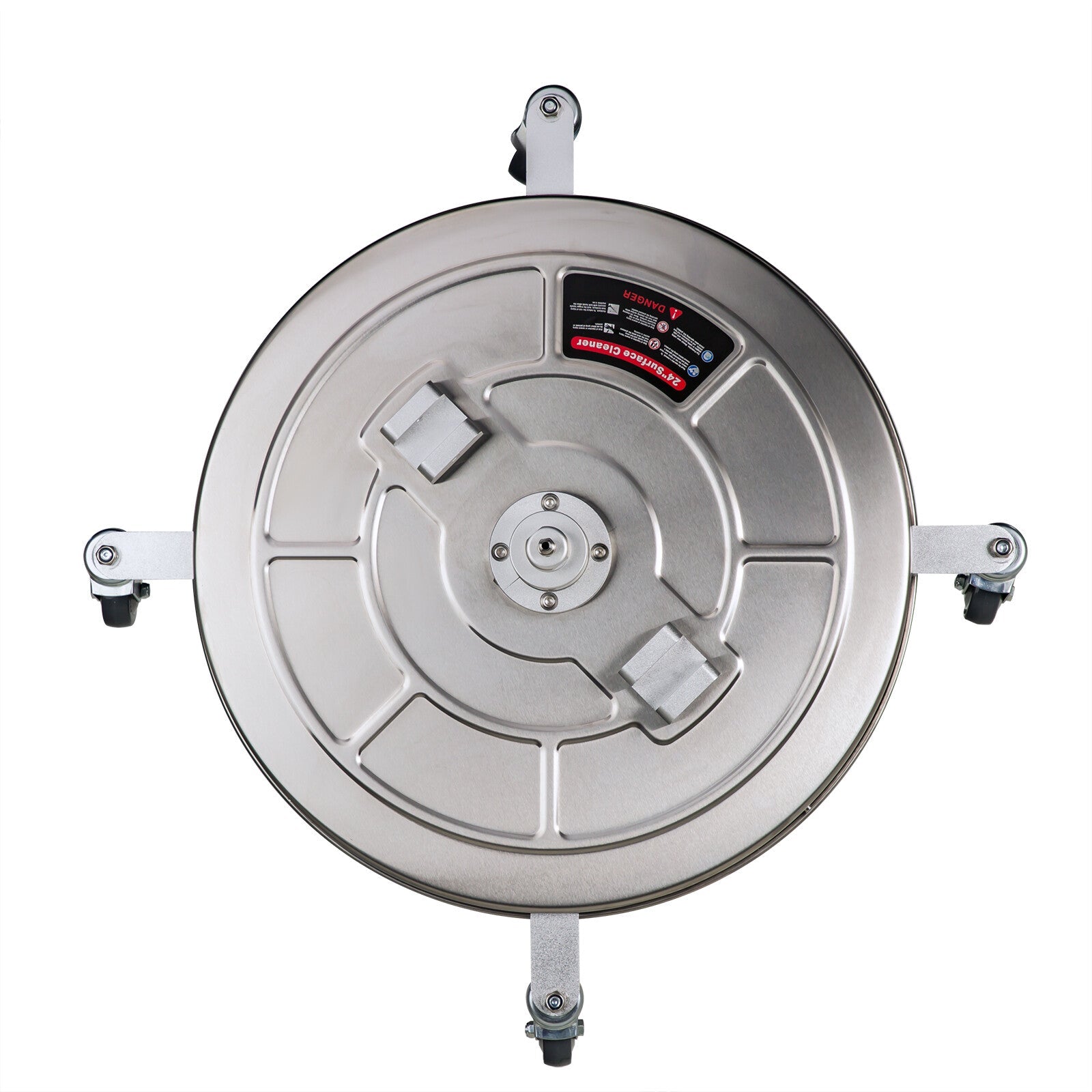 24" Pressure Washer Surface Cleaner 4000 PSI w/ Handles & Wheels Quick Connect 6B93BC-57