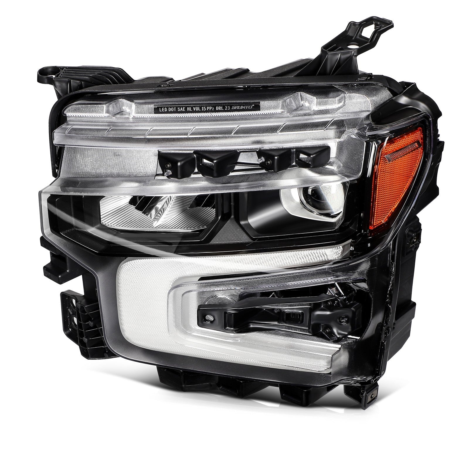 For 2024-2022 Chevy Silverado 1500 Headlight Assembly Left Driver Side w/LED DRL 6B93BC-57