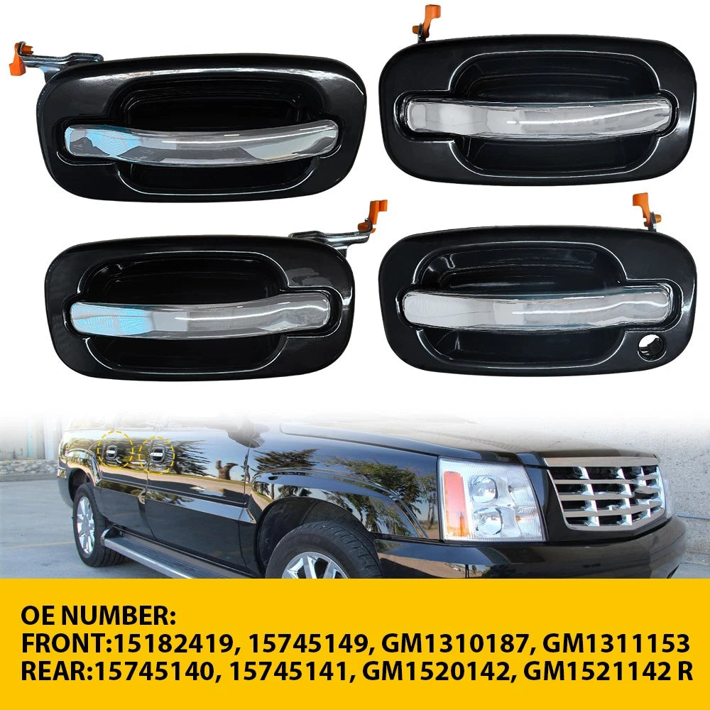 Set of 4 Outer Exterior Door Handles for 99-06 Chevrolet Silverado GMC Sierra EA 6B93BC-57