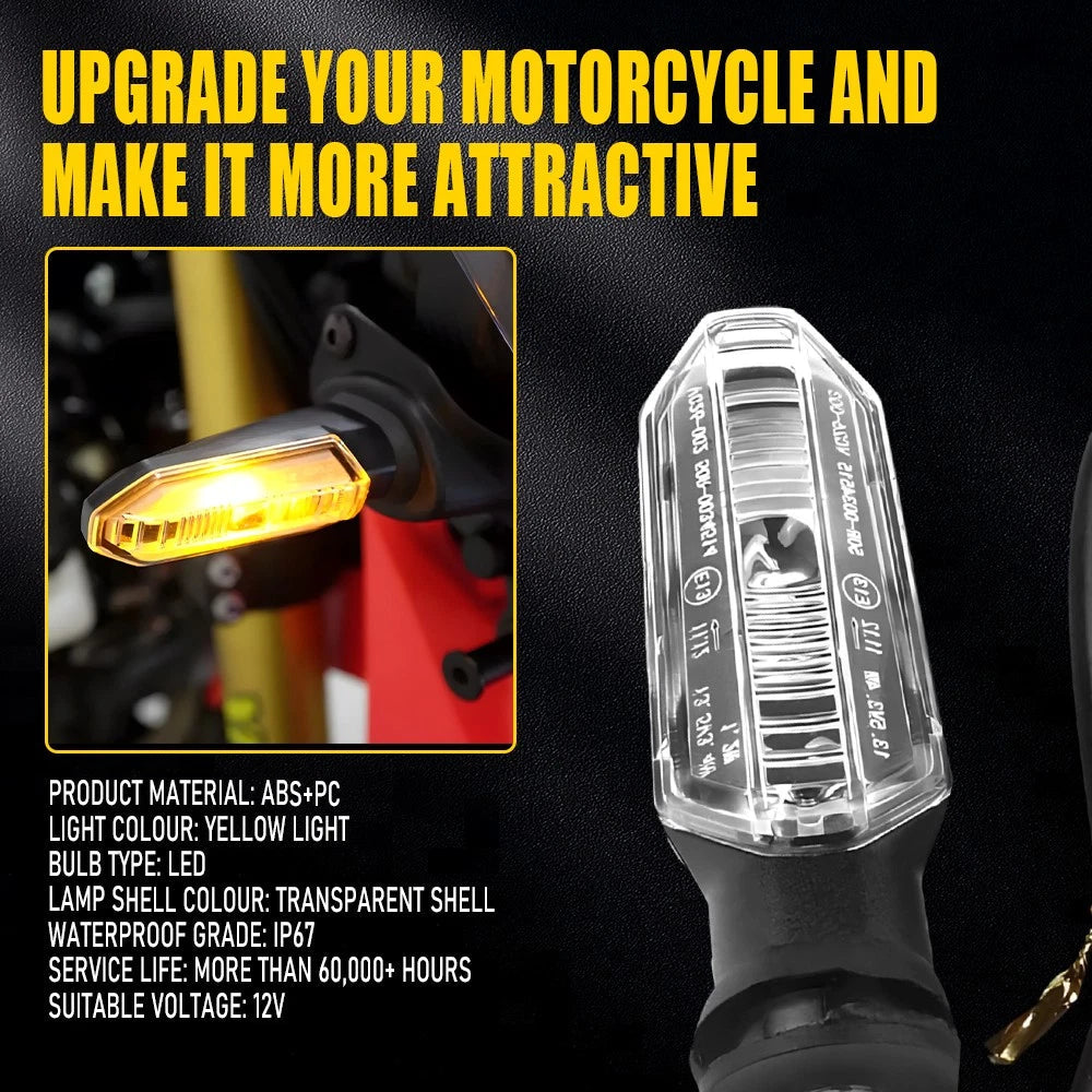 4X LED Turn Signal Indicator Amber Light Blinker For HONDA NC750 S/X/DCT 2014-20 6B93BC-57