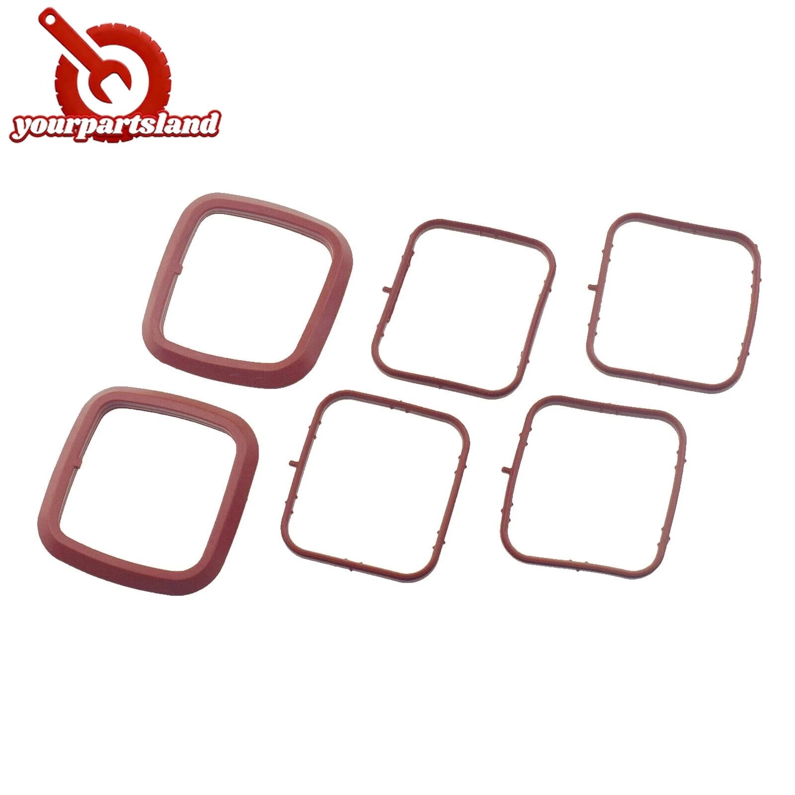 3.6L Upper 2 Piece Intake Manifold Gasket set for VW Passat Audi Q7 03H 133 237G 6B93BC-57