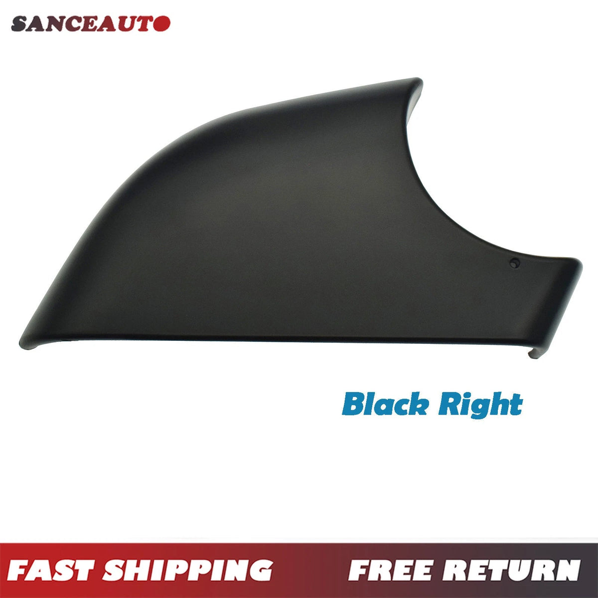 Black For 2017-2022 Tesla Model 3 Right Door Wing Mirror Cover Lower Holder 6B93BC-57