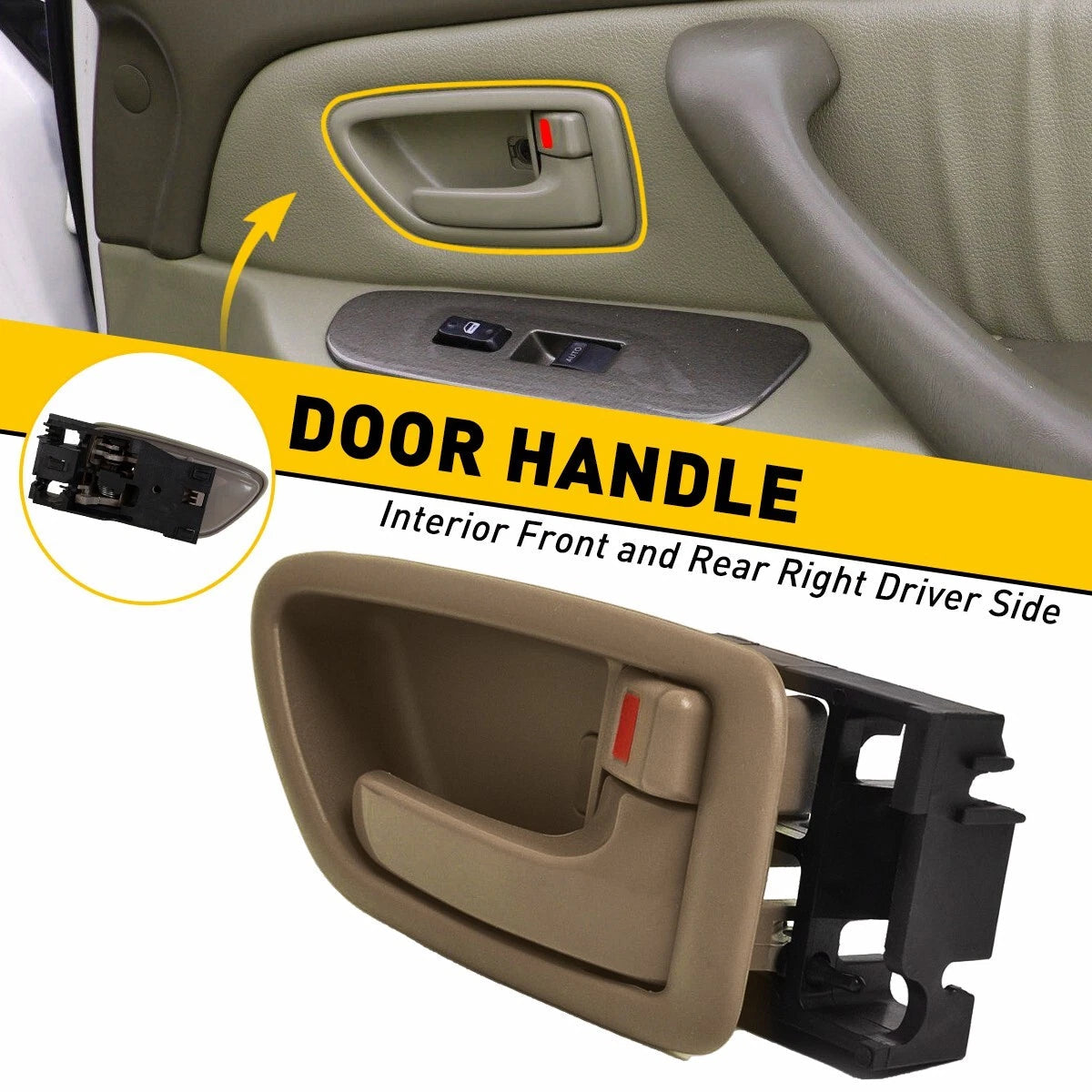 Interior Door Handle Right Side For Toyota 2001-2007 Sequoia / 2000-2004 Avalon 6B93BC-57