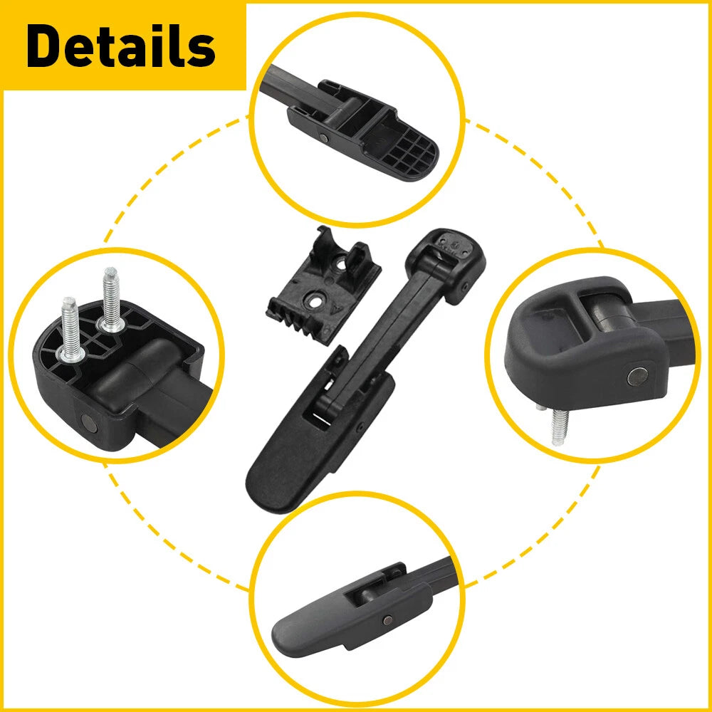 2X Black Hood Latch For 2003-2009 Hummer H2 Chevy Kodiak GMC TopKick 15097841 EA 6B93BC-57