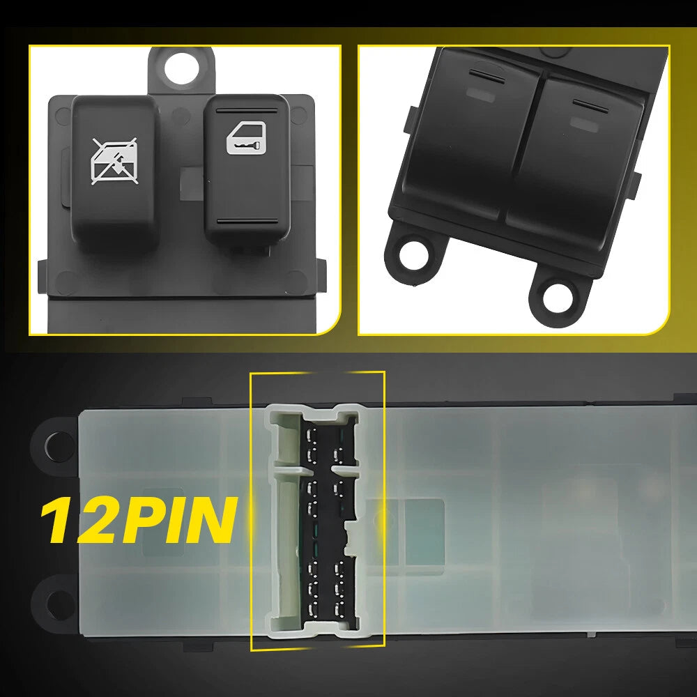 Power Window Switch Front Left Driver 25401ZP70A For 2007-2019 Nissan Frontier A 6B93BC-57
