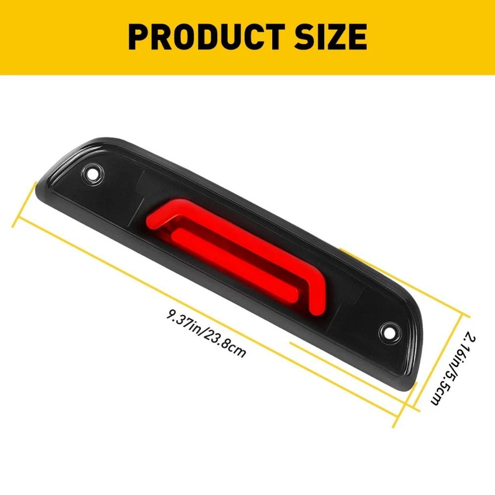 FOR 1995 -2017 TOYOTA TACOMA RED LED THIRD 3RD TAIL BRAKE LIGHT STOP LAMP SMOKED 6B93BC-57