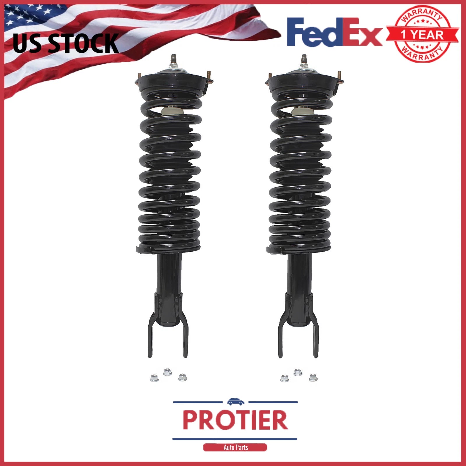 Front Air Spring Coil Spring Conversion Kit Fit 93-98 Lincoln Mark VIII 6B93BC-57
