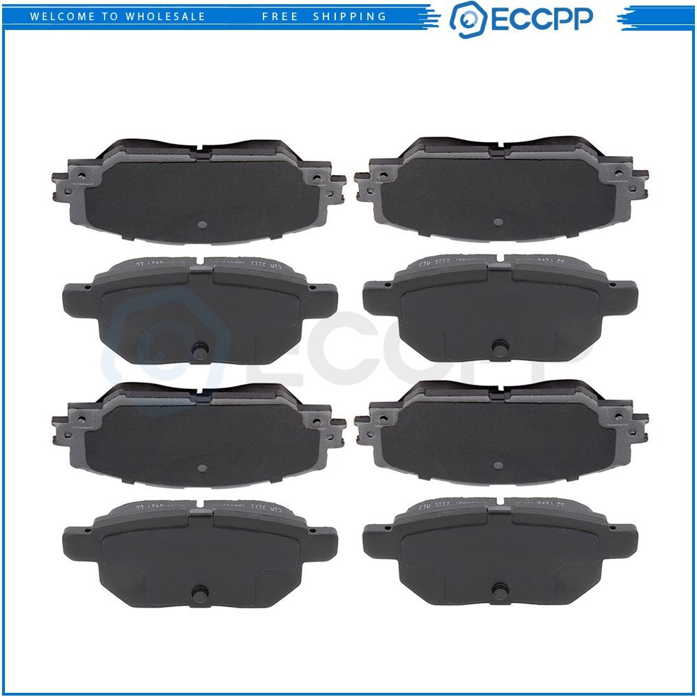 Front And Rear Ceramic Pads Kit For 2009-2011 2014-2019 Toyota for Corolla KOEEP