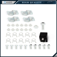 Dixie Musical 5 Black Plastic Trumpet Air Horn Dukes of Hazzard General Lee Kit 6B93BC-57