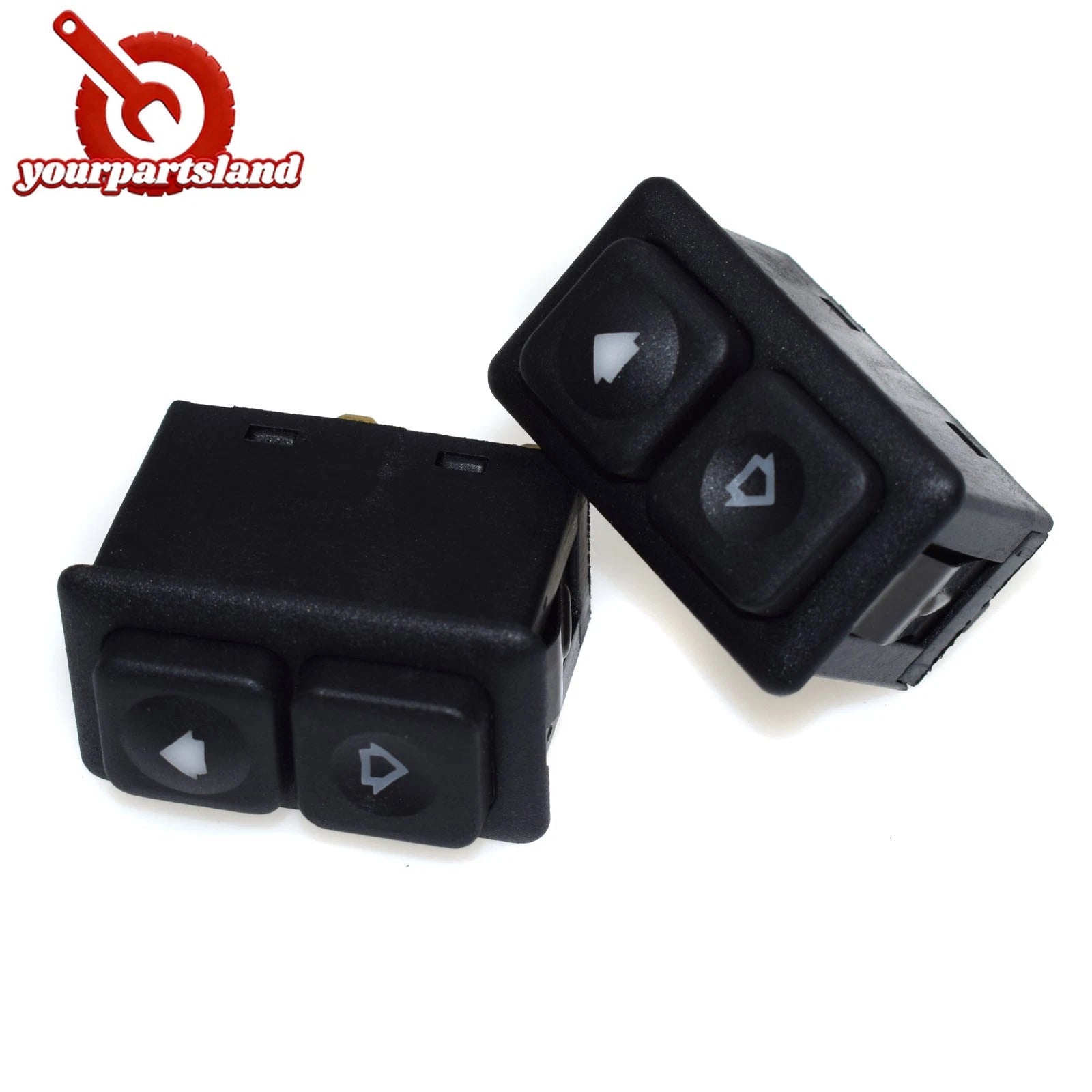 2 PCS Illuminated Power Window Switch 5 Pins For BMW E23 E24 E28 E30 61311381205 6B93BC-57