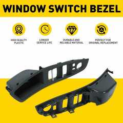 AUXITO Inner Window Switch Door Panel Handle For Armrest BMW 520 523 525 530 535 6B93BC-57