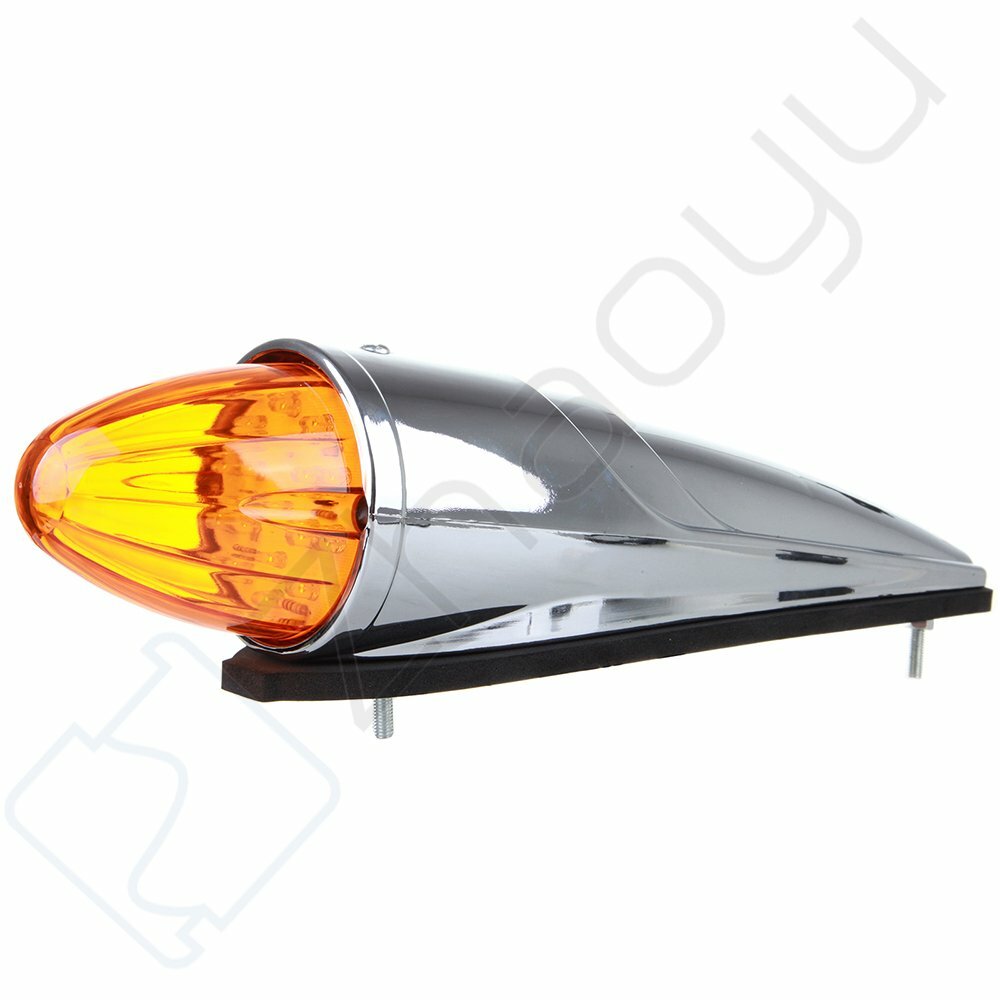 5X 10.25" 17Diodes Amber Led Torpedo Cab Marker Lights for Peterbilt semi Truck 6B93BC-57