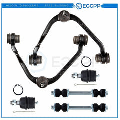 6 Front Ball Joints Control Arms Sway Bars Kit For 1997-2002 Ford Expedition 2WD KOEEP