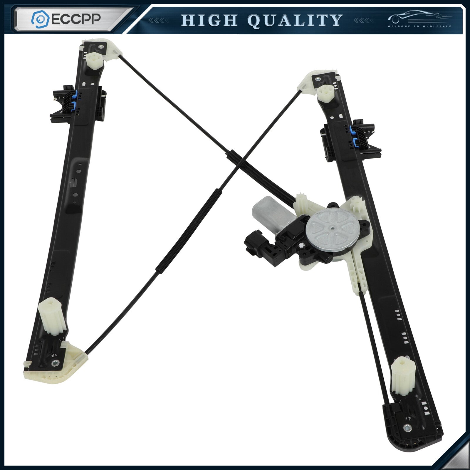 For Land Rover Range Rover 2013-2019 Front Driver Window Regulator with Motor 6B93BC-57
