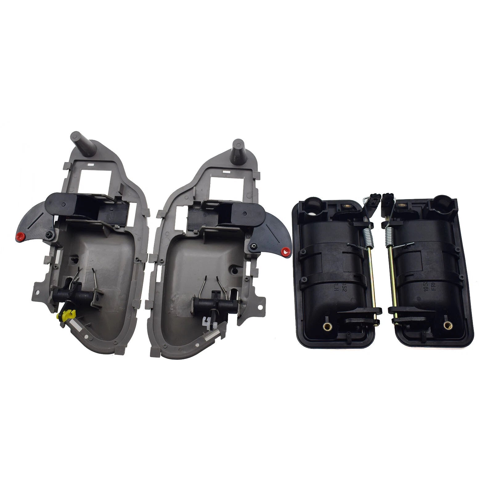 4PCS Exterior Inside Door Handle Front Driver & Passenger for Chevy Suburban GMC 6B93BC-57