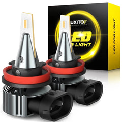 AUXITO H8 H11 LED Fog Light DRL Driving Bulb 4000LM Yellow Super Bright I9 EOA AUXITO