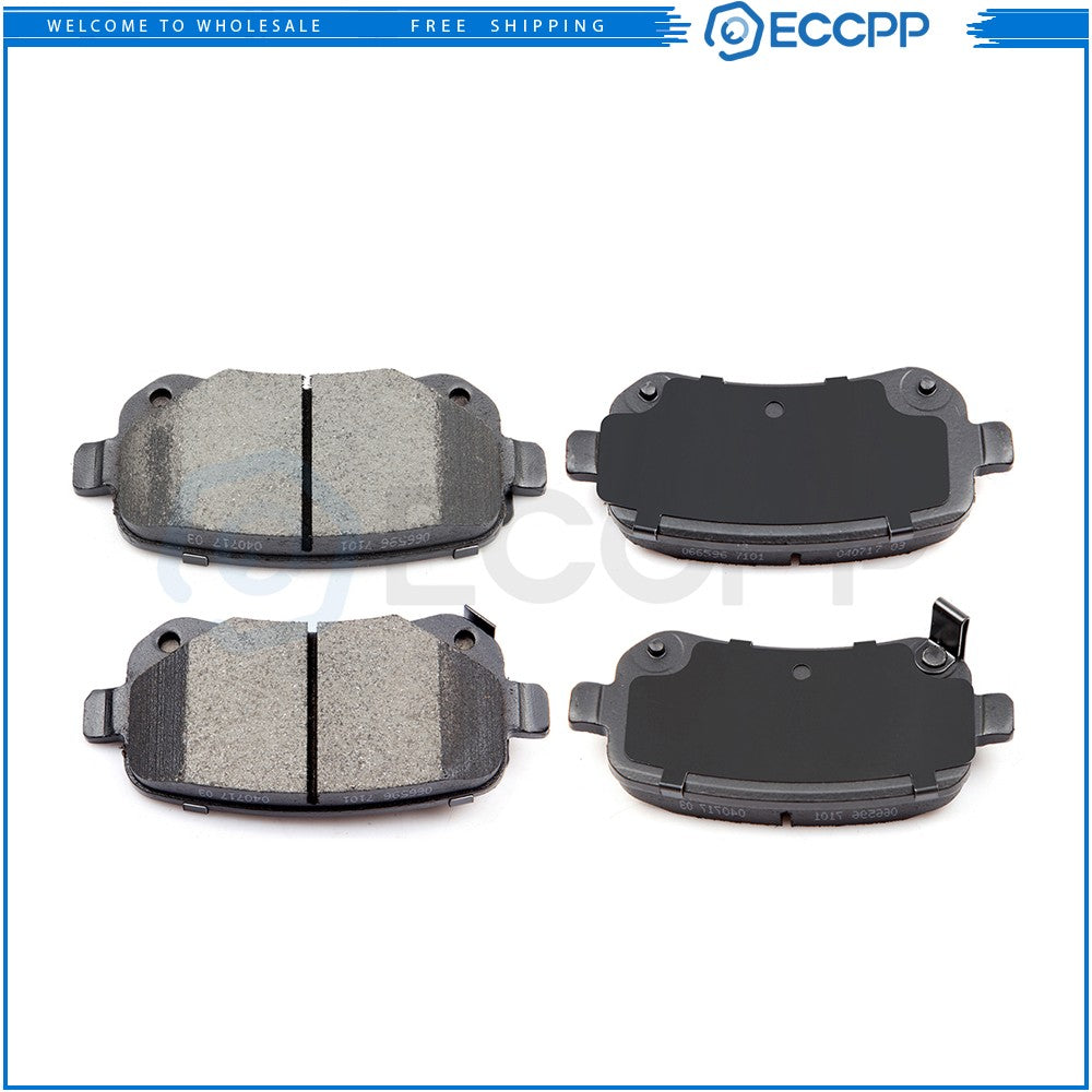 Rear Ceramic Brake Pad Kit for Chrysler Town & Country Dodge Grand Caravan 3.8L 6B93BC-57