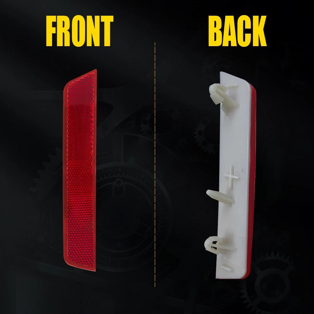 For 2010-2017 Chevy Equinox Rear Bumper Side Marker Lights Reflector Red Lens RH 6B93BC-57