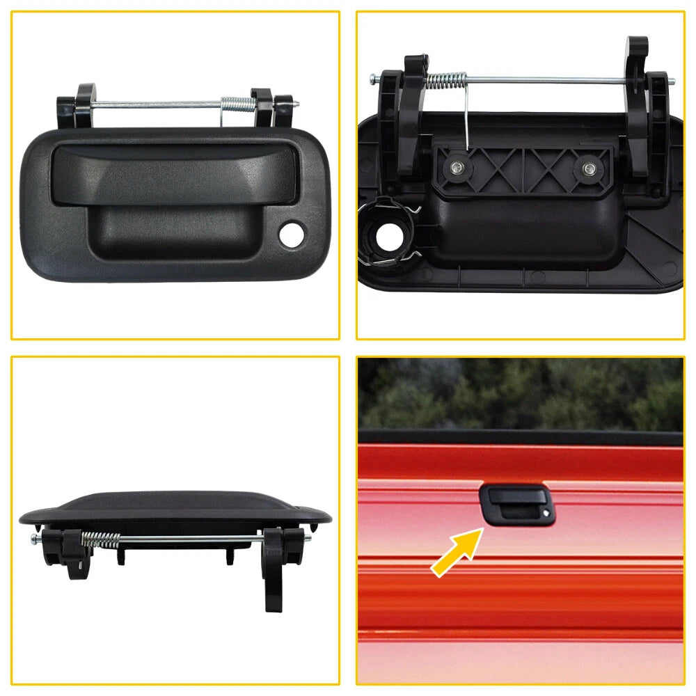 Black Plastic Tailgate Tail Gate Handle for Ford F150 Super Duty Pickup Truck EA 6B93BC-57