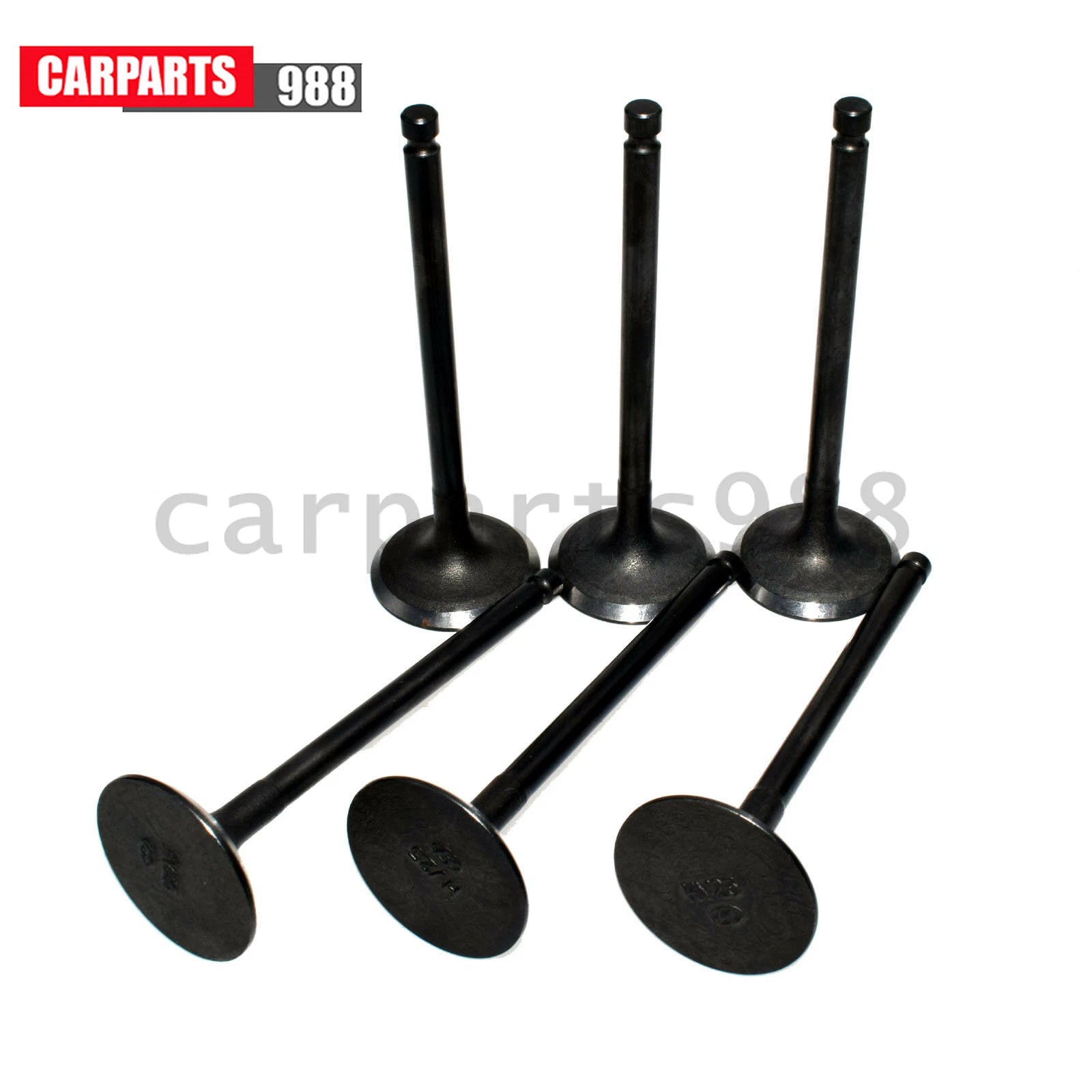 6Pcs Intake Valves For Hyundai Santa Fe Sonata Tiburon 2.5 2.7L 22211-37201 6B93BC-57