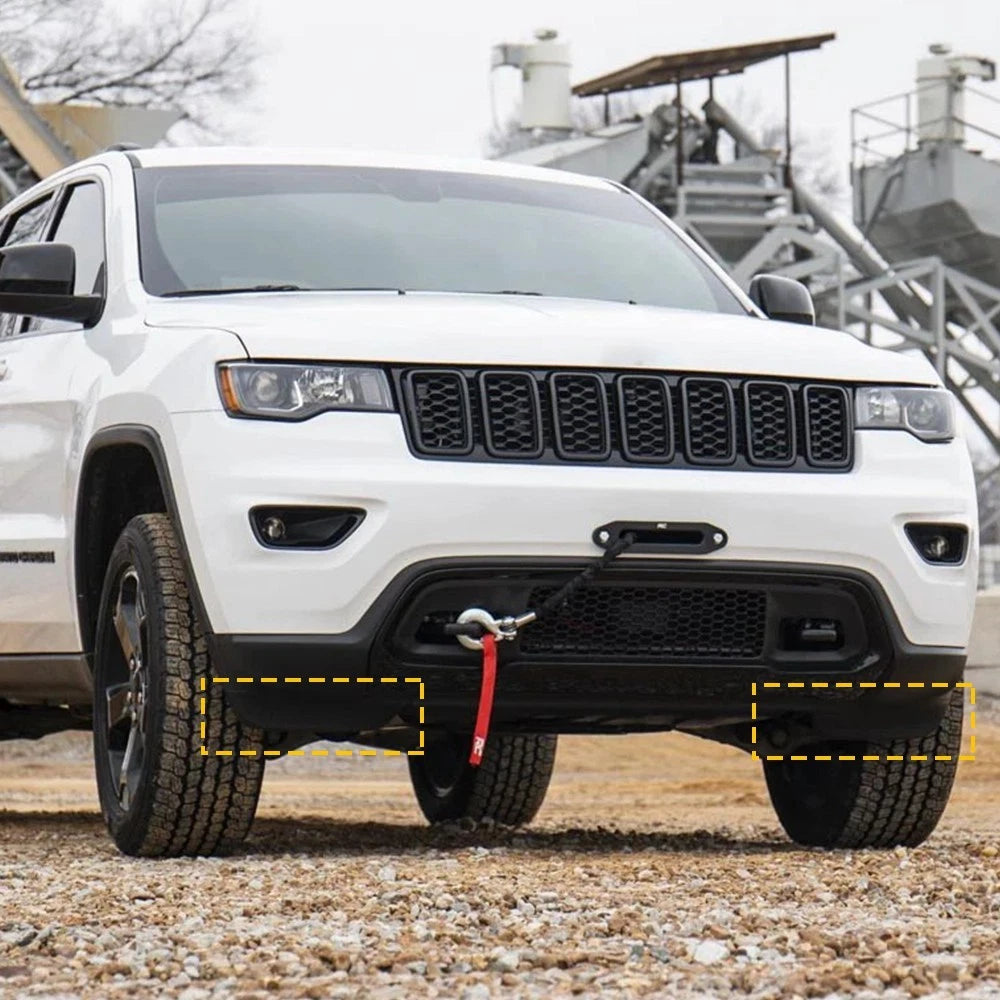 2X Bumper Filler Panel For 2014-2020 Jeep Grand Cherokee 68143097AC 68143096AC A 6B93BC-57