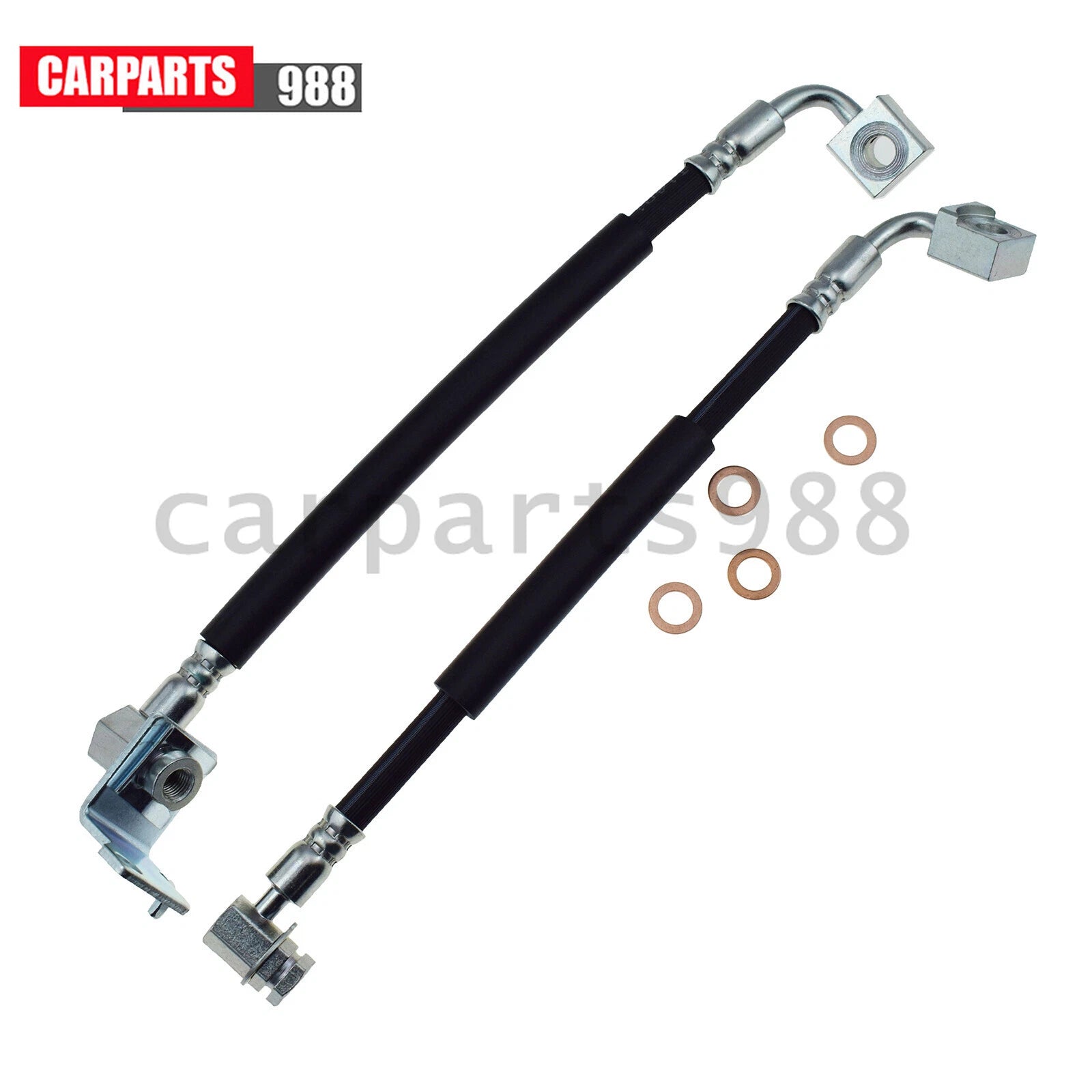 2Pcs Front LH & RH Brake Hydraulic Hose for Ford Explorer Ranger Mazda 8L5Z2078L 6B93BC-57
