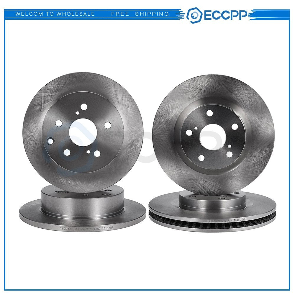 Front Rear Brake Discs Rotors For 2006-2008 Toyota RAV4 2.4L 6B93BC-57