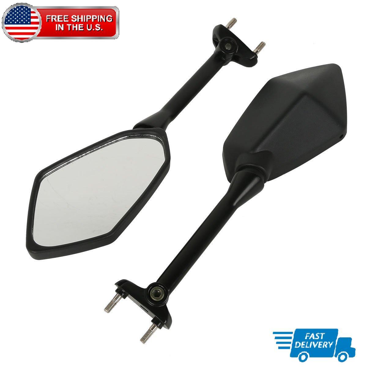 Side Rear View Mirrors Fit For Kawasaki NINJA650R 2009-2016 2012 2010 2011 Black