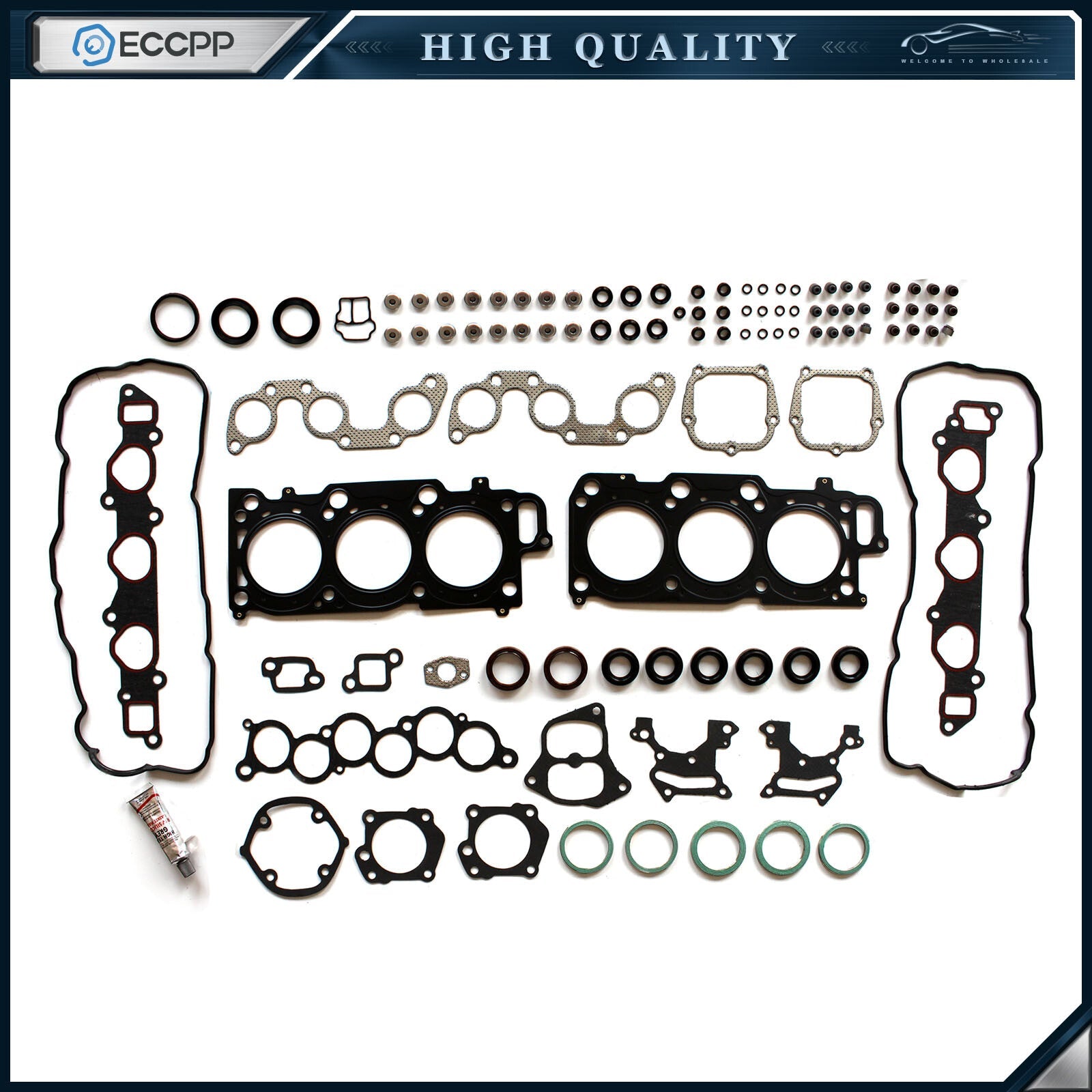 ECCPP Head Gasket Set 99-06 For Toyota Camry Lexus ES300 RX300 3.0L DOHC 1MZFE ECCPP