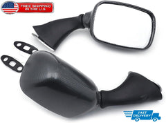 Carbon Side Rearview View Mirrors For Suzuki Hayabusa GSX1300R GSXR 1000 750 600