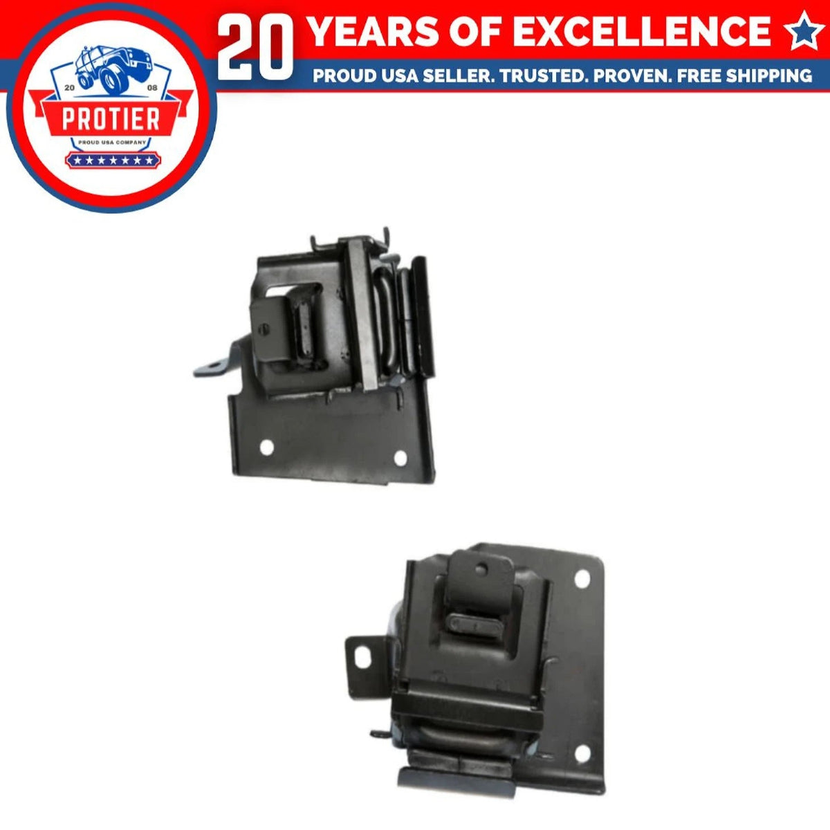 Fits 1996-1998 Chevrolet/GMC C1500 4.3L, Front LT & RT Motor Mount 2pcs 6B93BC-57
