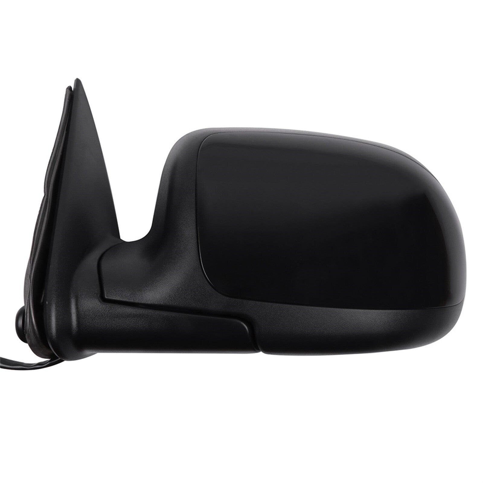 Driver Side Power Heated Tow Mirror For 2000-2002 Chevy GMC Black Smooth 6B93BC-57