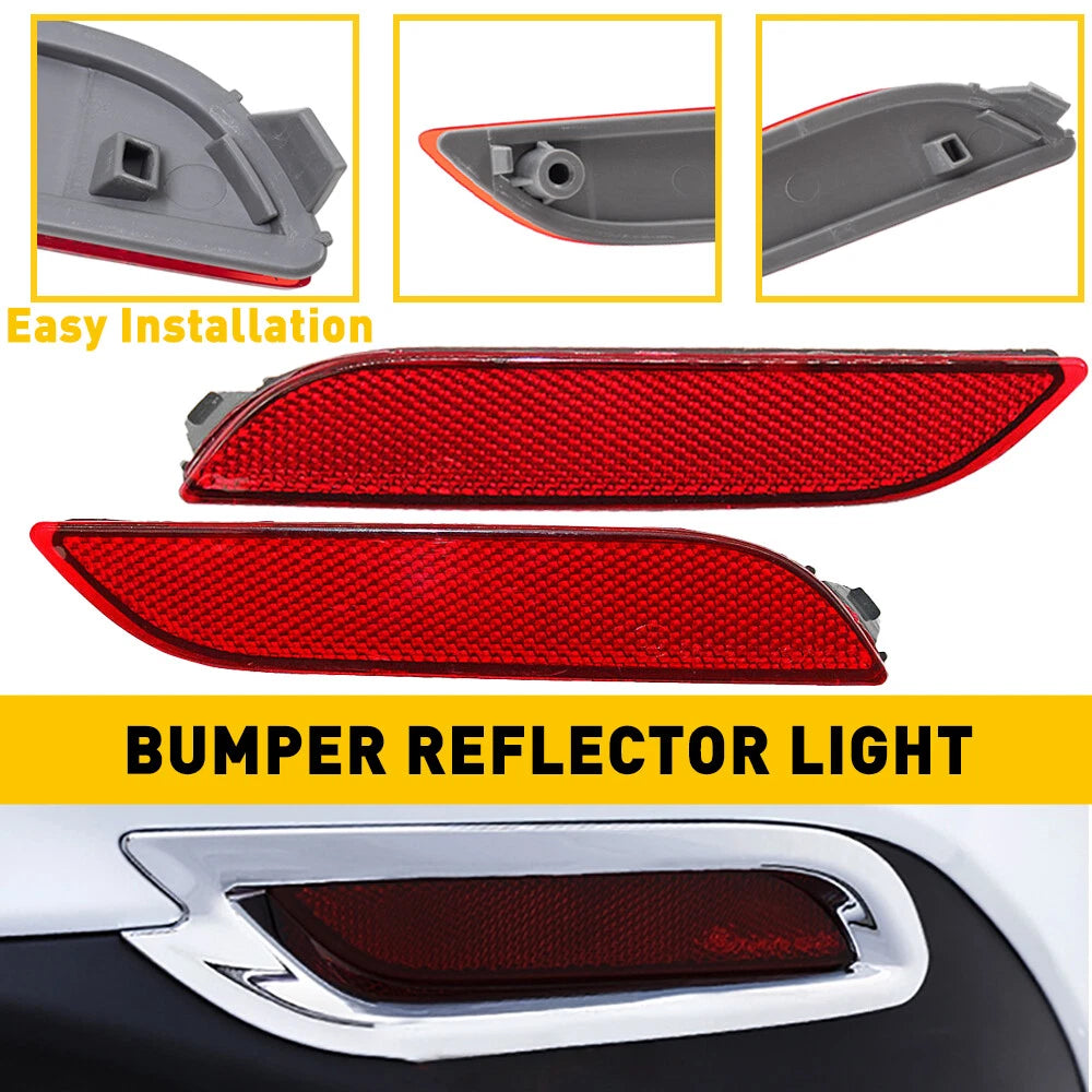 For 2018 2019 20 21 Camry Red Rear Bumper Reflector Side Marker Light Cover EOA 6B93BC-57