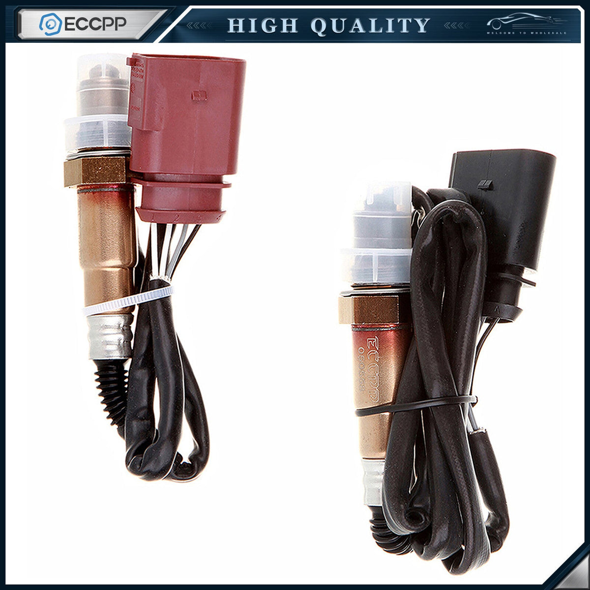 Downstream Oxygen o2 02 Sensor for Volkswagen Jetta Golf Beetle Audi TT 2PCS 6B93BC-57