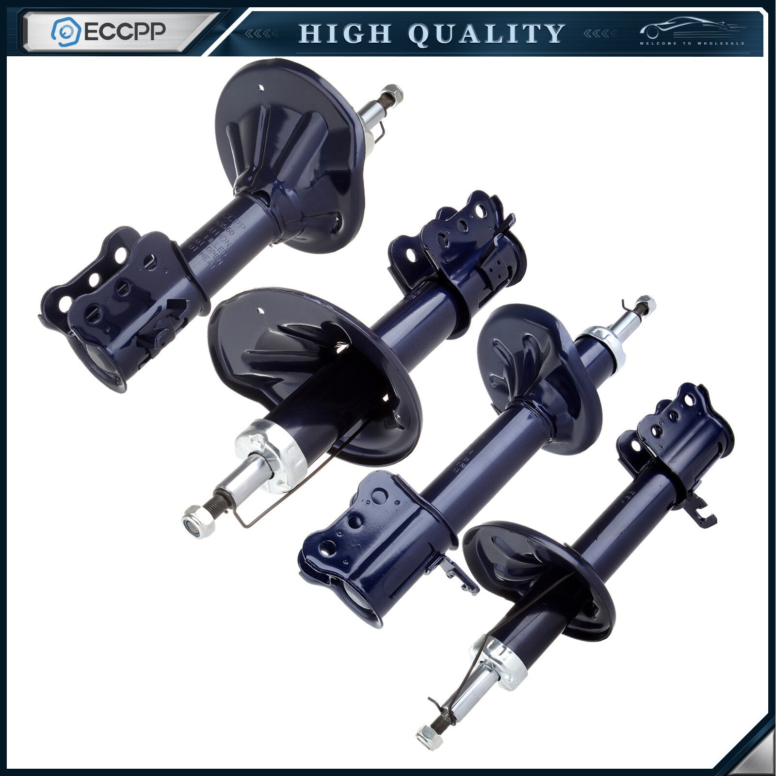 Front Rear Struts Shocks For 1998-2002 Mazda 626 Left Right ECCPP 6B93BC-57