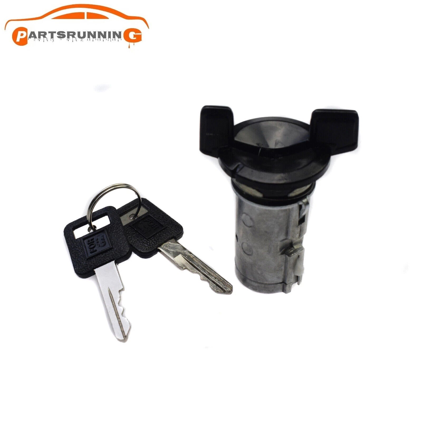 Ignition Lock Cylinder Bezel W/Key for Chevrolet GM Cadillac Pontiac 7840574 6B93BC-57