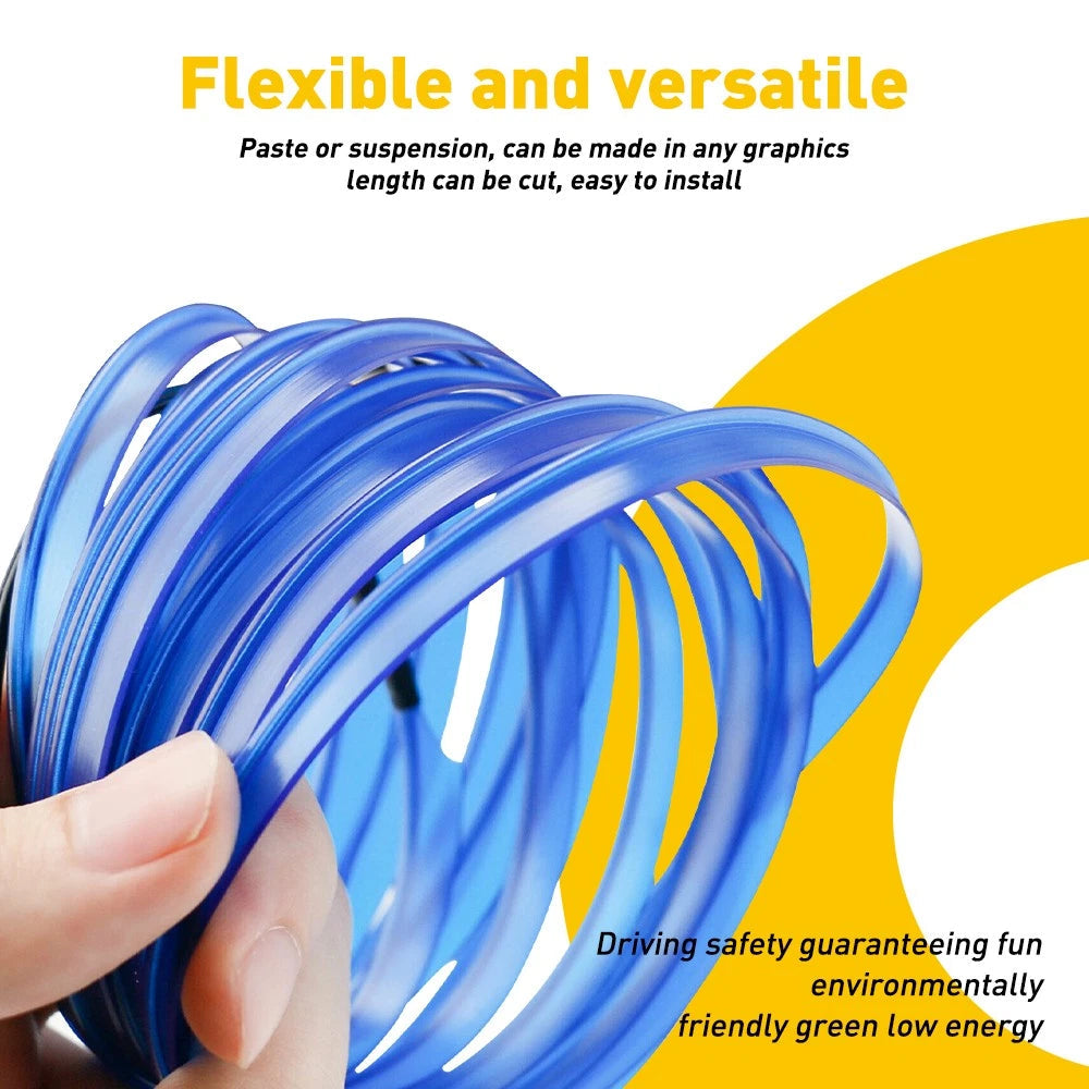 5M Auto Atmosphere Car Interior Strip Light Wire LED Decor Accessories Lamp EOA 6B93BC-57