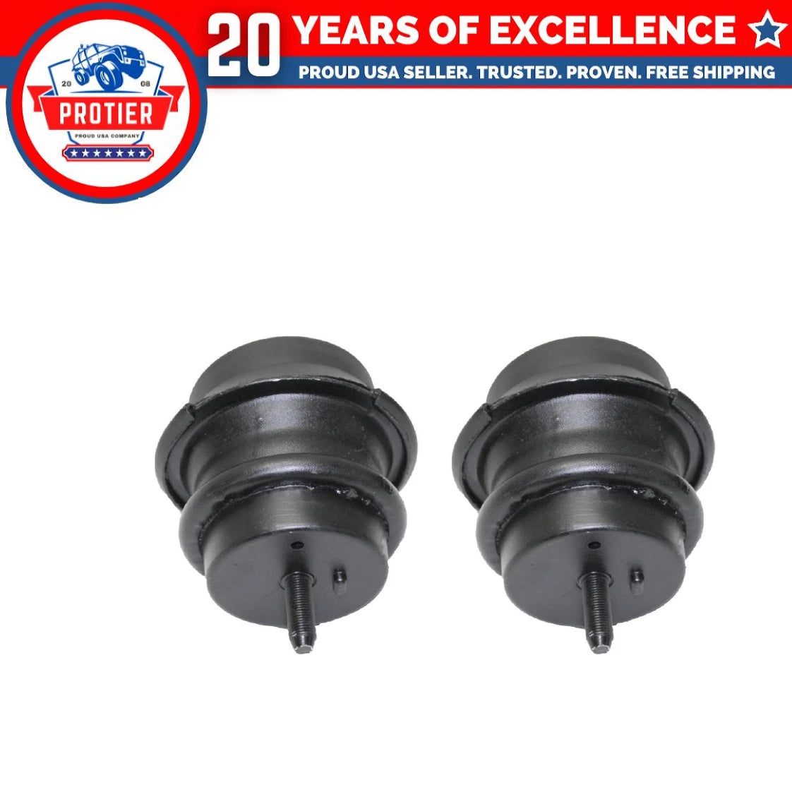 Front Motor Mount 2PCS Fit Infiniti EX35/ FX35/ FX37/ G25/ G35/ M35/ QX70 RWD 6B93BC-57