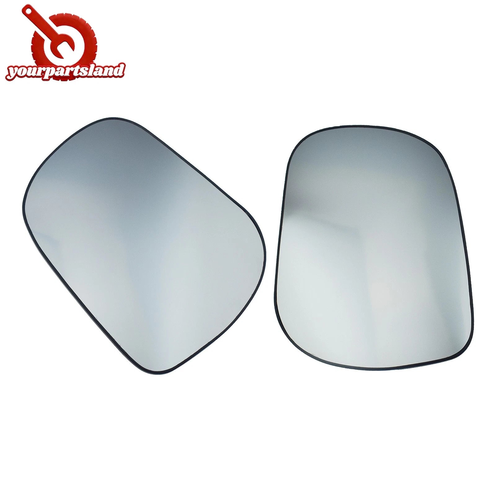 2PC Mirror Glass W/ Plate Heated For Toyota RAV4 2006-2012 8796142790 8793142890 6B93BC-57