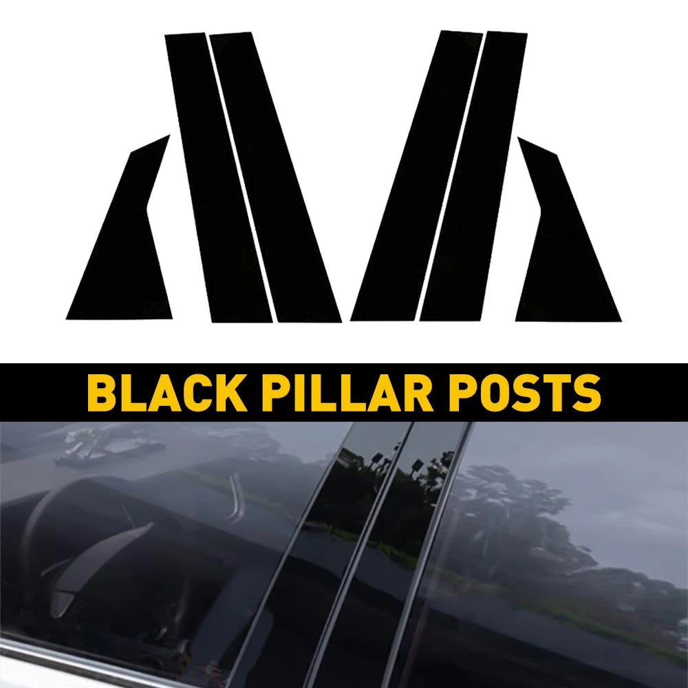 Window Posts Pillar Gloss Black Cover Door Trims for Honda Civic 11th Sedan 2022 6B93BC-57